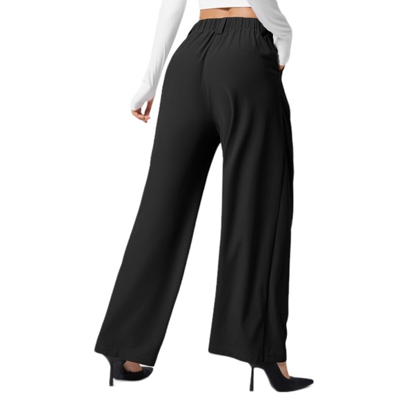 Halara Plicated Waffle Work Pants - Picture 2 of 3